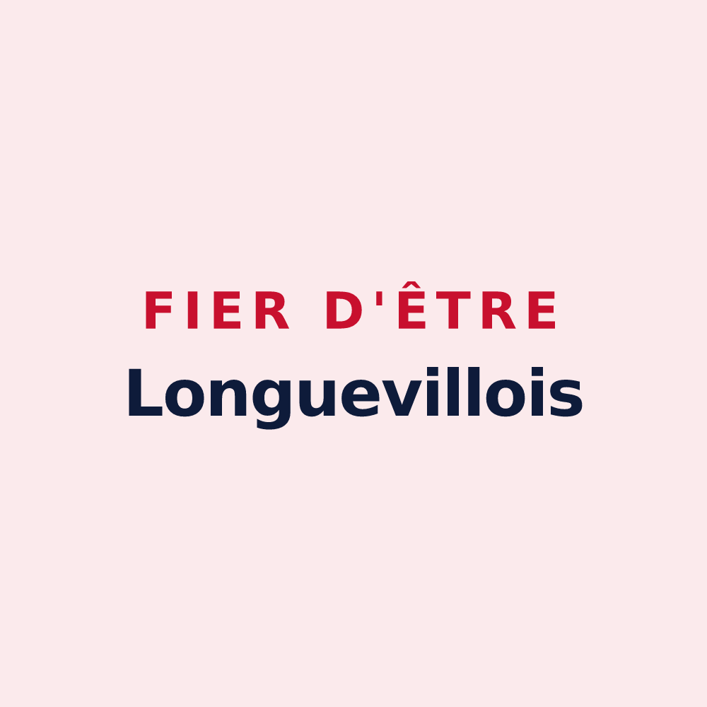 Magnet « Fier d'être Longuevillois » — design pour La Longueville