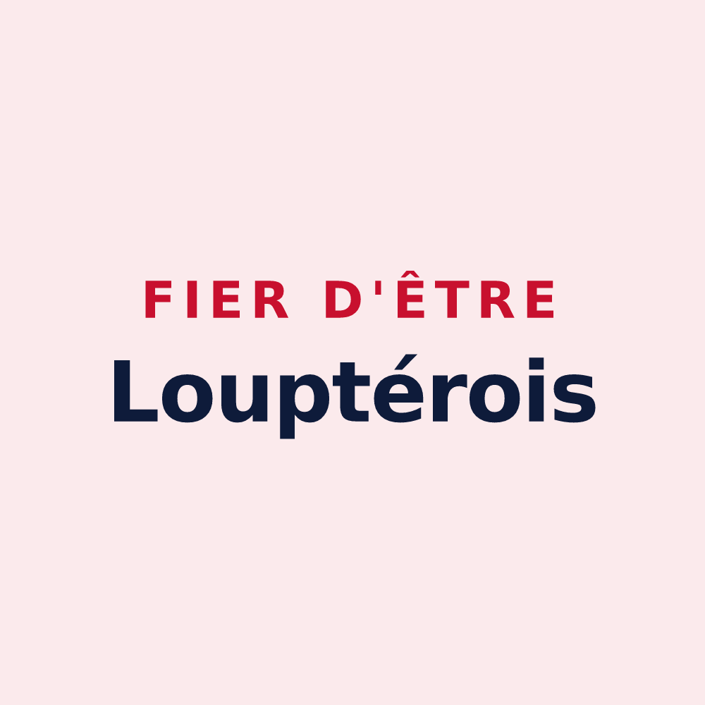 Magnet « Fier d'être Louptérois » — design pour La Louptière-Thénard