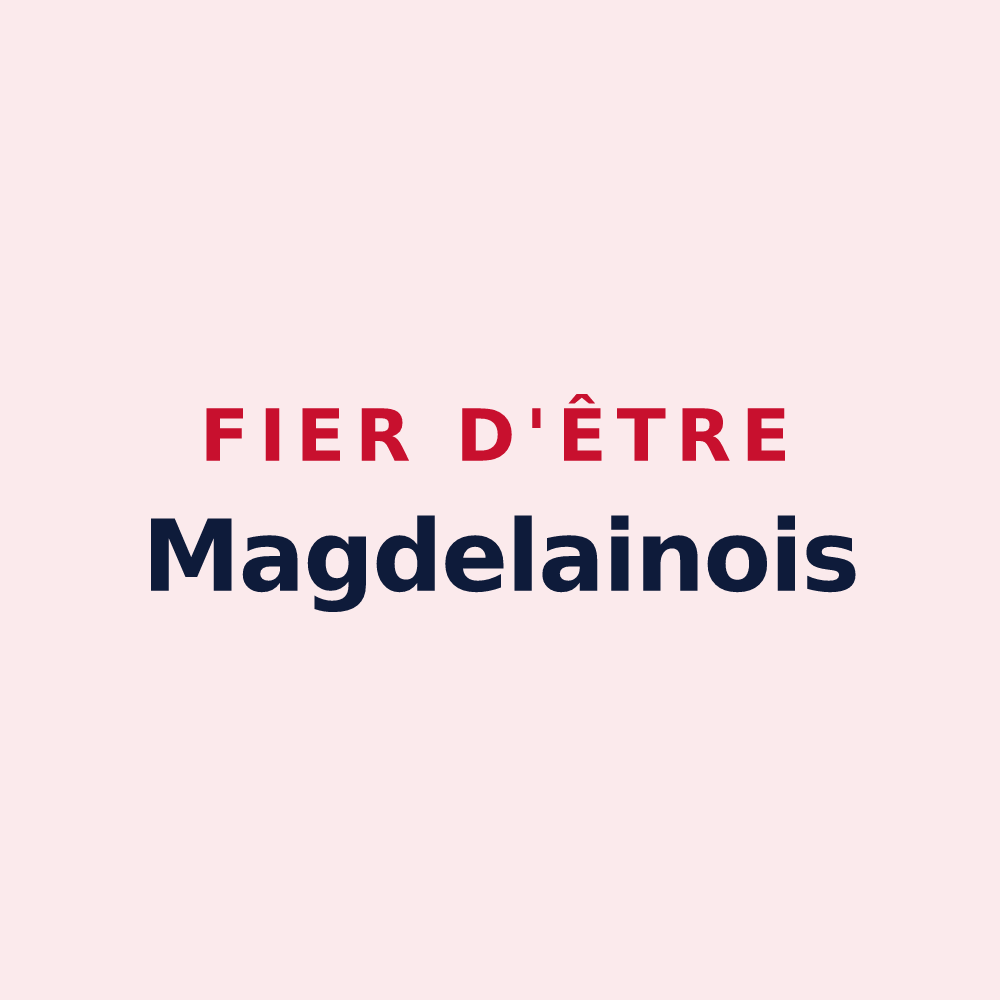 Magnet « Fier d'être Magdelainois » — design pour La Magdelaine-sur-Tarn