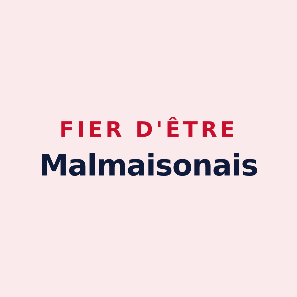 Magnet « Fier d'être Malmaisonais » — design pour La Malmaison