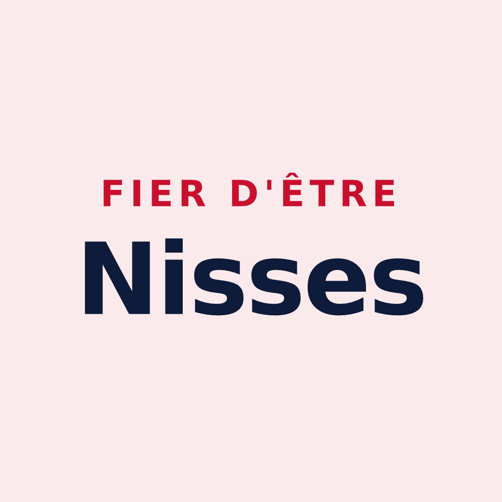 Magnet « Fier d'être Nisses » — design pour La Marre