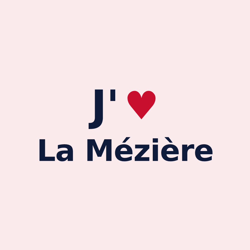 Magnet personnalisé La Mézière — design J'aime La Mézière
