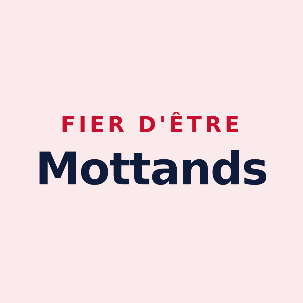 Magnet « Fier d'être Mottands » — design pour La Motte-en-Bauges
