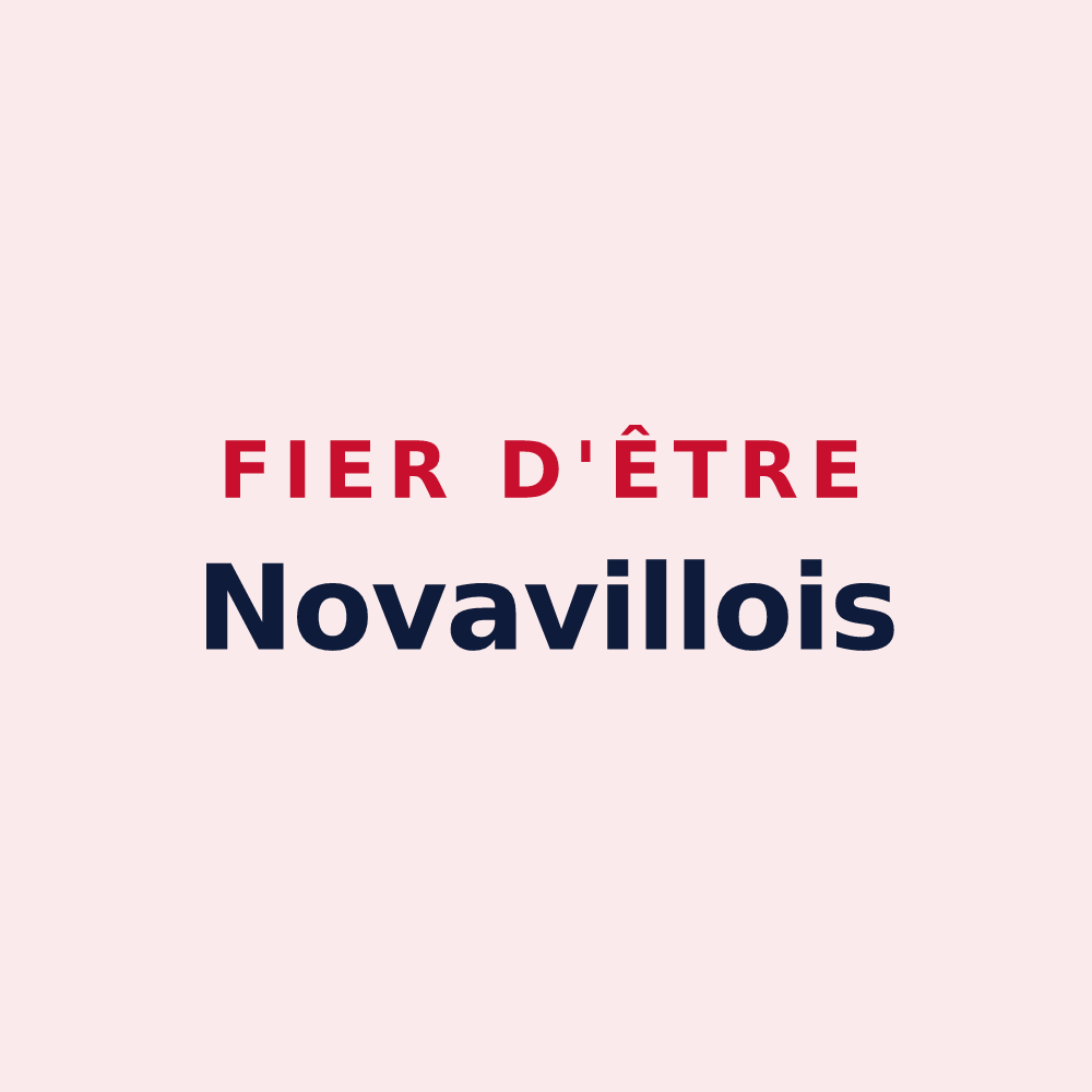 Magnet « Fier d'être Novavillois » — design pour La Neuveville-sous-Châtenois