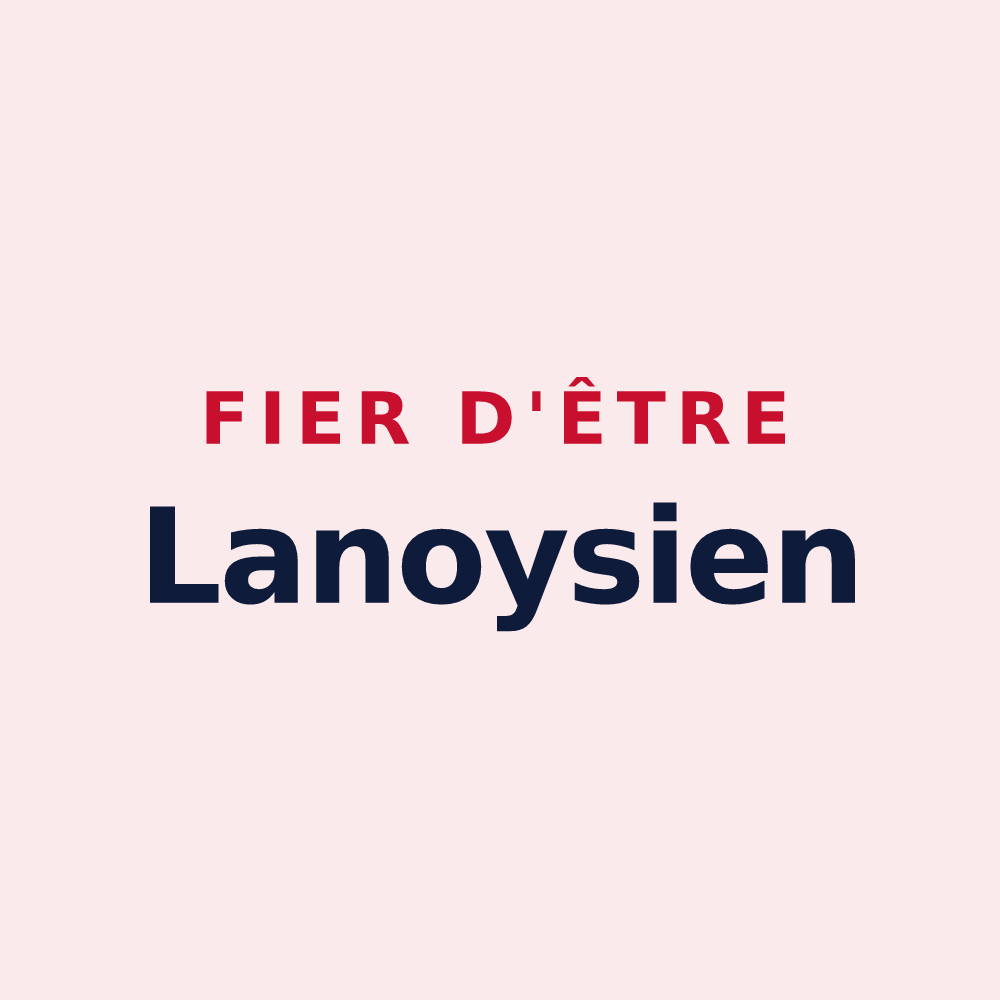 Magnet « Fier d'être Lanoysien » — design pour La Nouaye