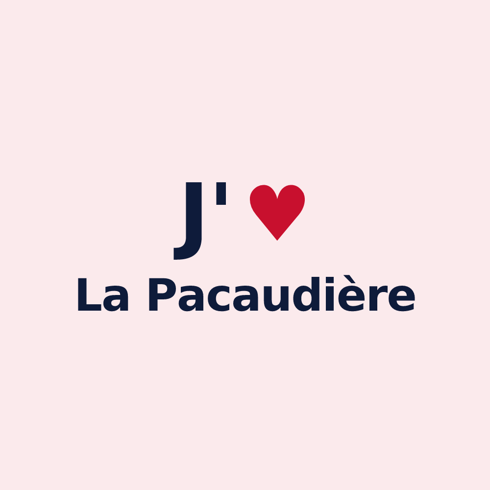 Magnet personnalisé La Pacaudière — design J'aime La Pacaudière