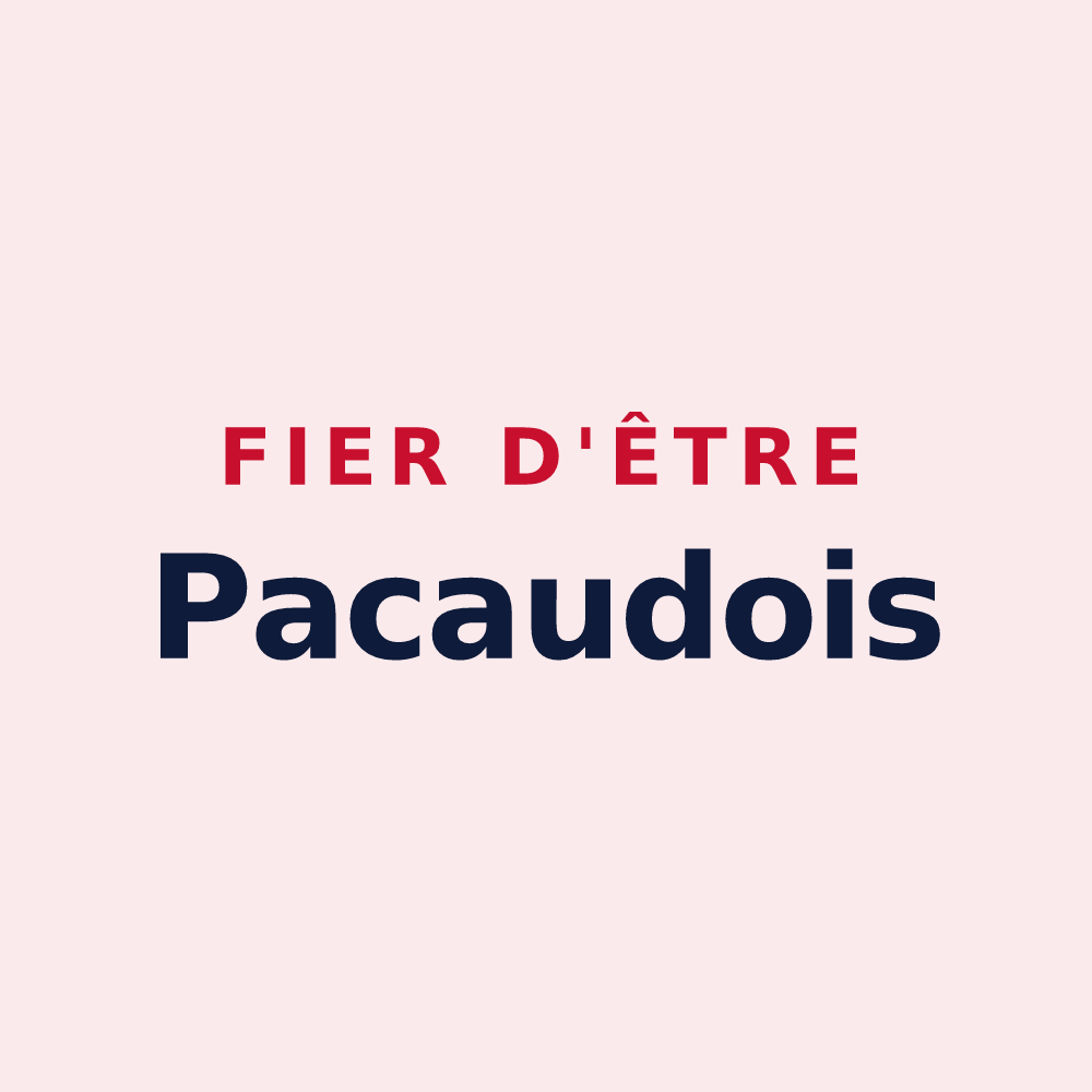 Magnet « Fier d'être Pacaudois » — design pour La Pacaudière