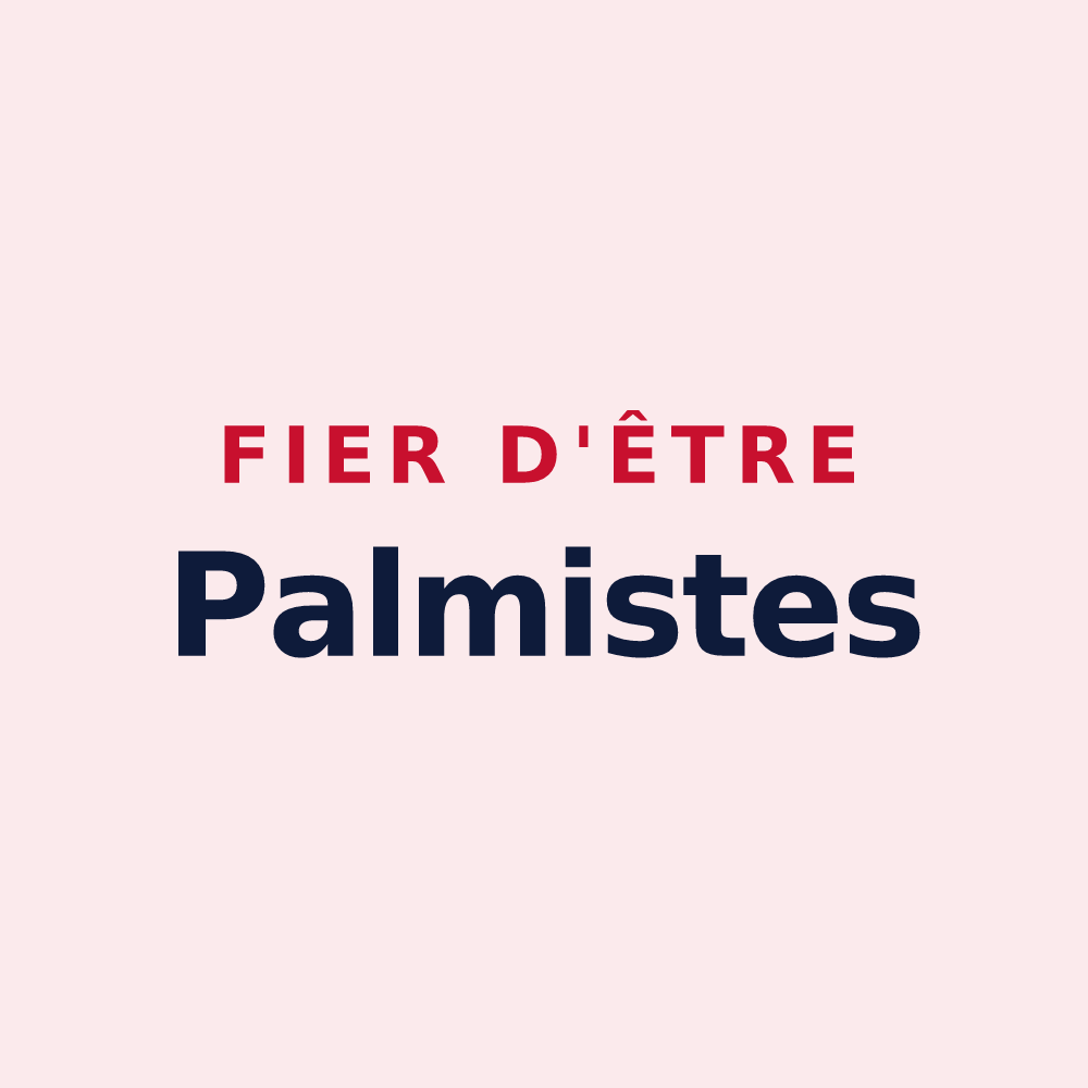 Magnet « Fier d'être Palmistes » — design pour La Palme