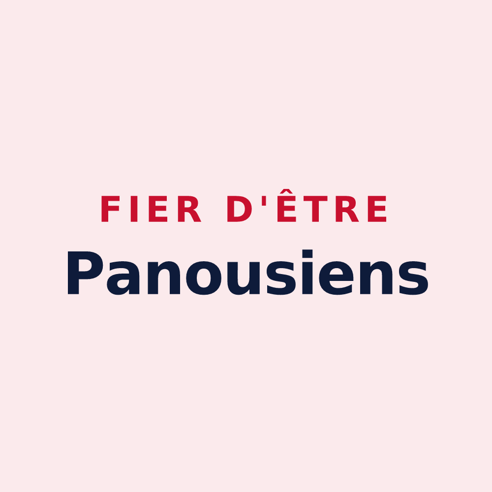 Magnet « Fier d'être Panousiens » — design pour La Panouse