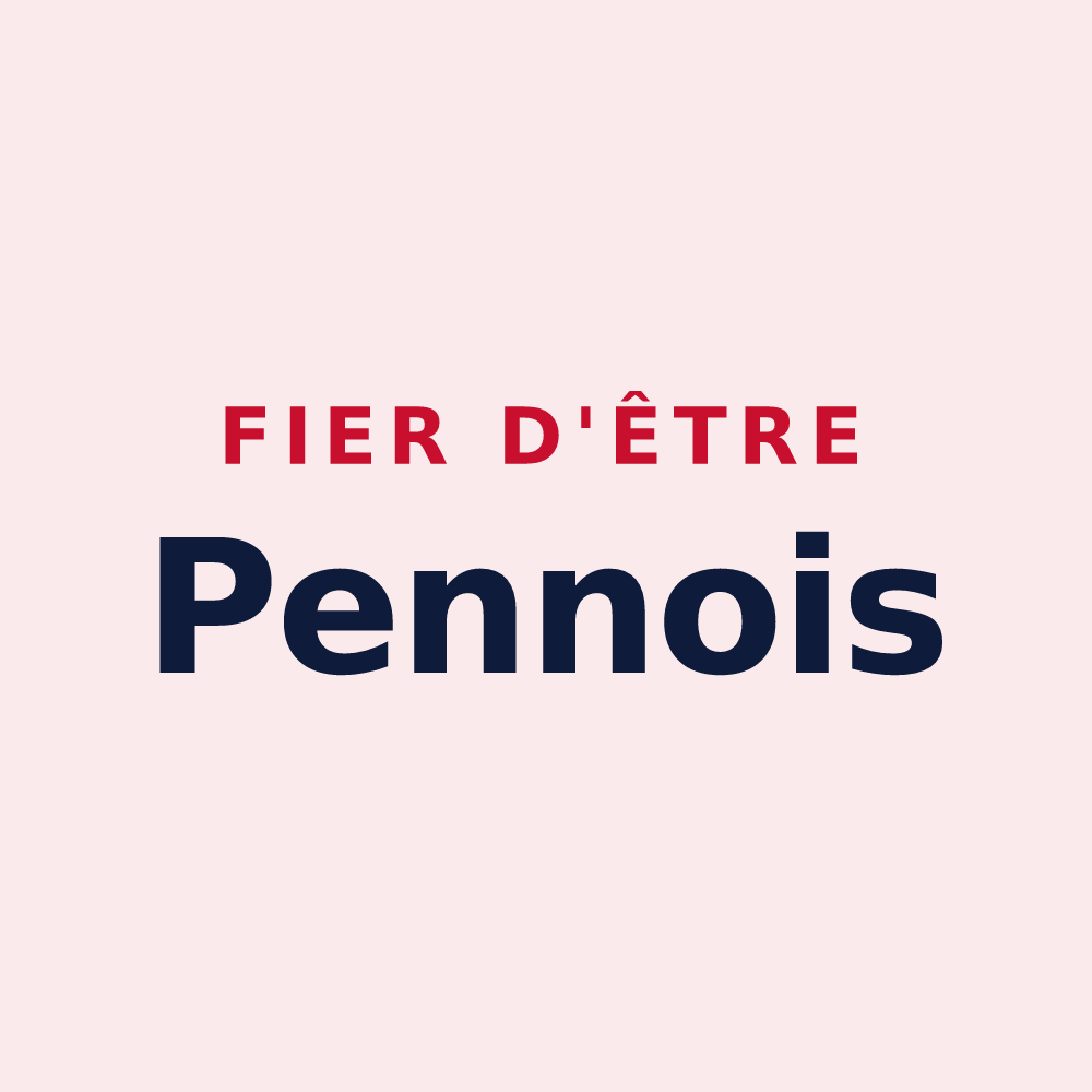 Magnet « Fier d'être Pennois » — design pour La Penne