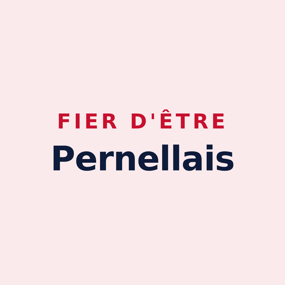 Magnet « Fier d'être Pernellais » — design pour La Pernelle