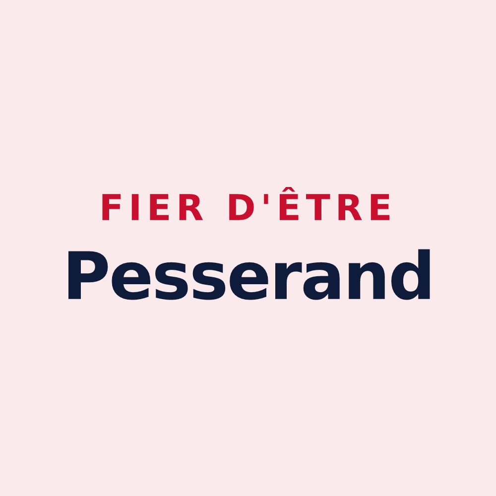 Magnet « Fier d'être Pesserand » — design pour La Pesse