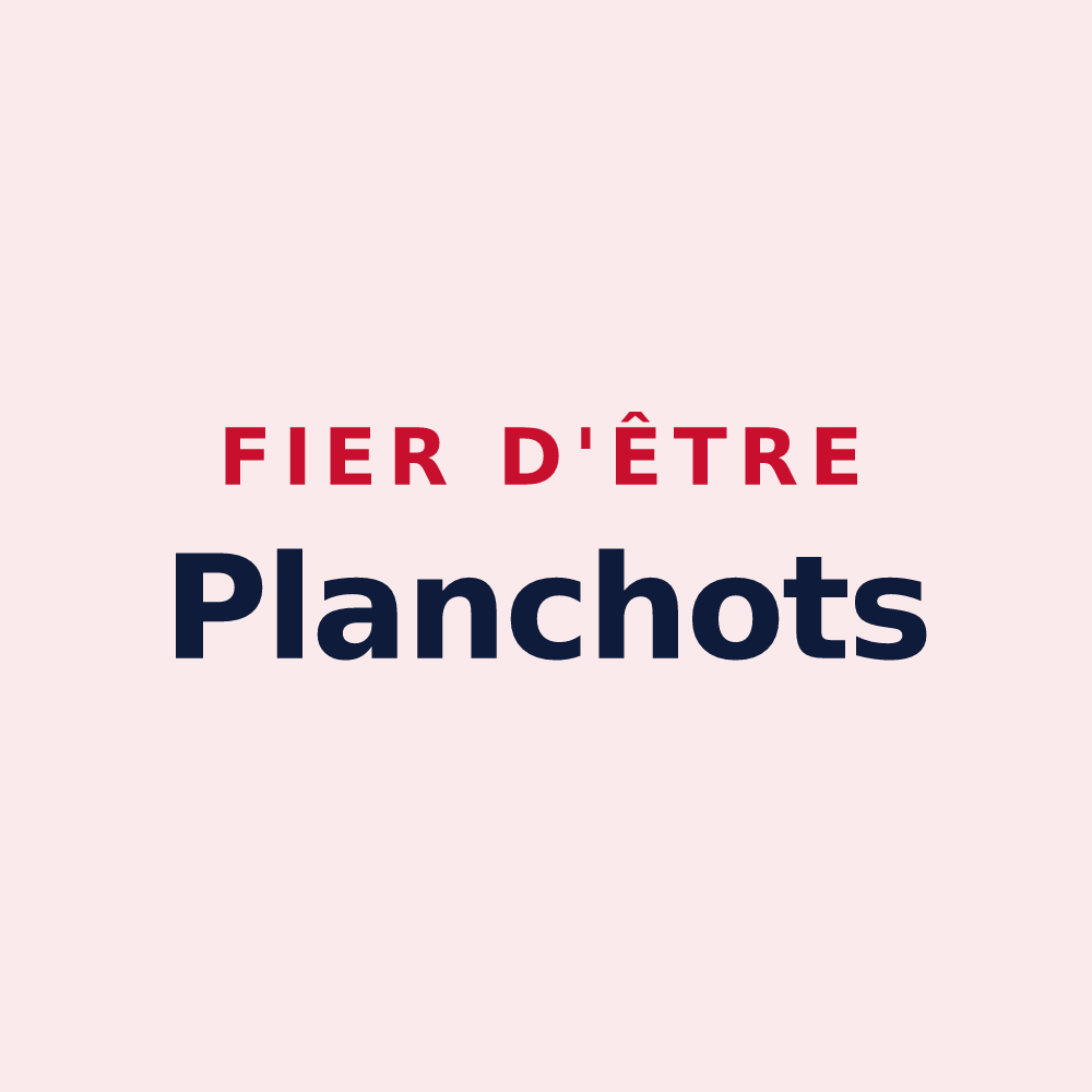 Magnet « Fier d'être Planchots » — design pour La Planche