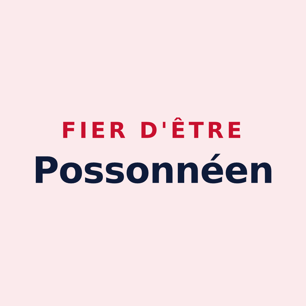 Magnet « Fier d'être Possonnéen » — design pour La Possonnière