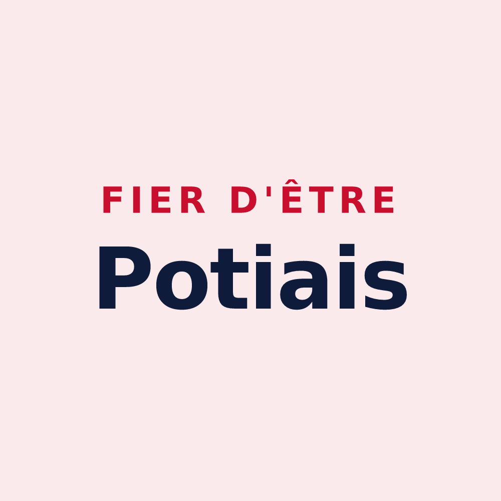 Magnet « Fier d'être Potiais » — design pour La Poterie-Cap-d'Antifer