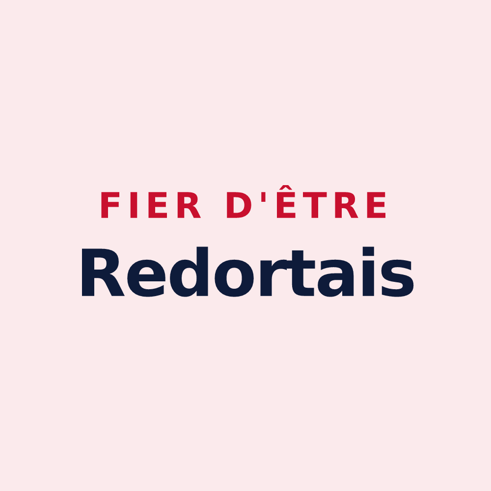 Magnet « Fier d'être Redortais » — design pour La Redorte
