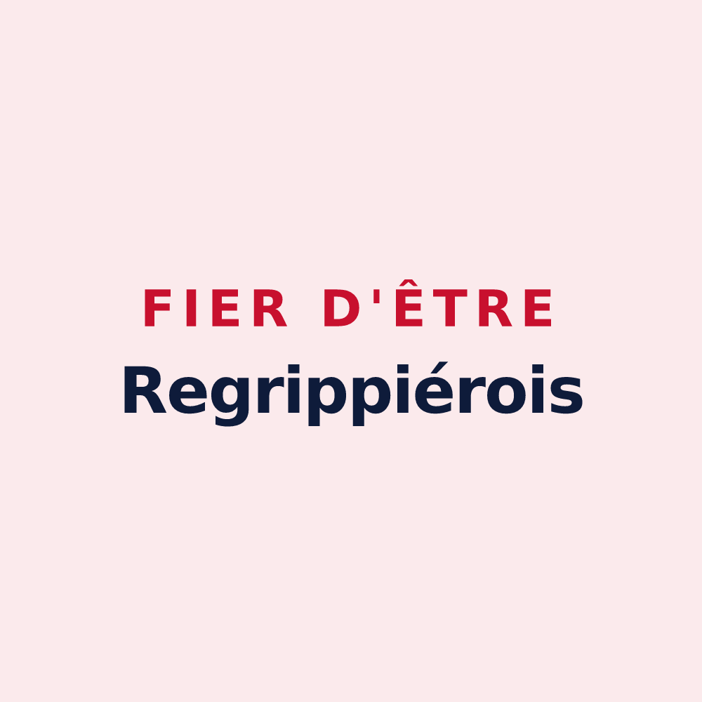 Magnet « Fier d'être Regrippiérois » — design pour La Regrippière