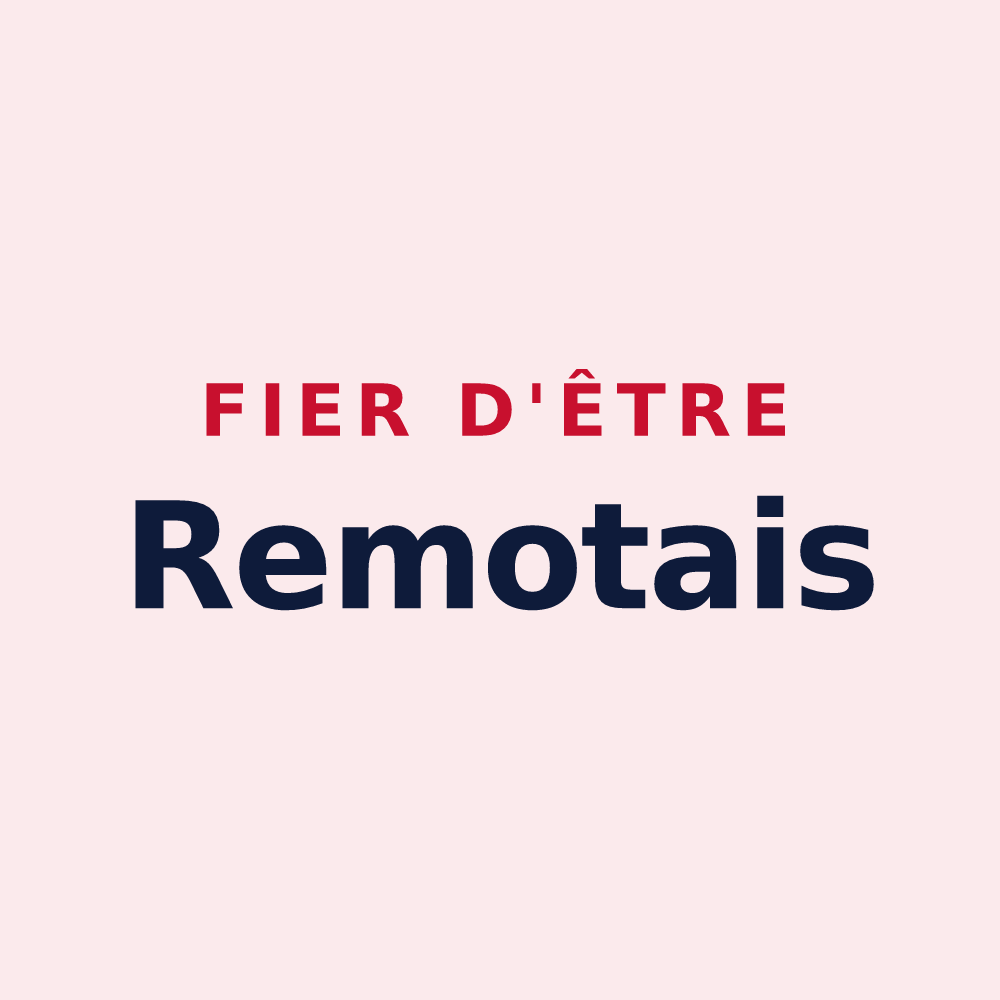 Magnet « Fier d'être Remotais » — design pour La Remuée