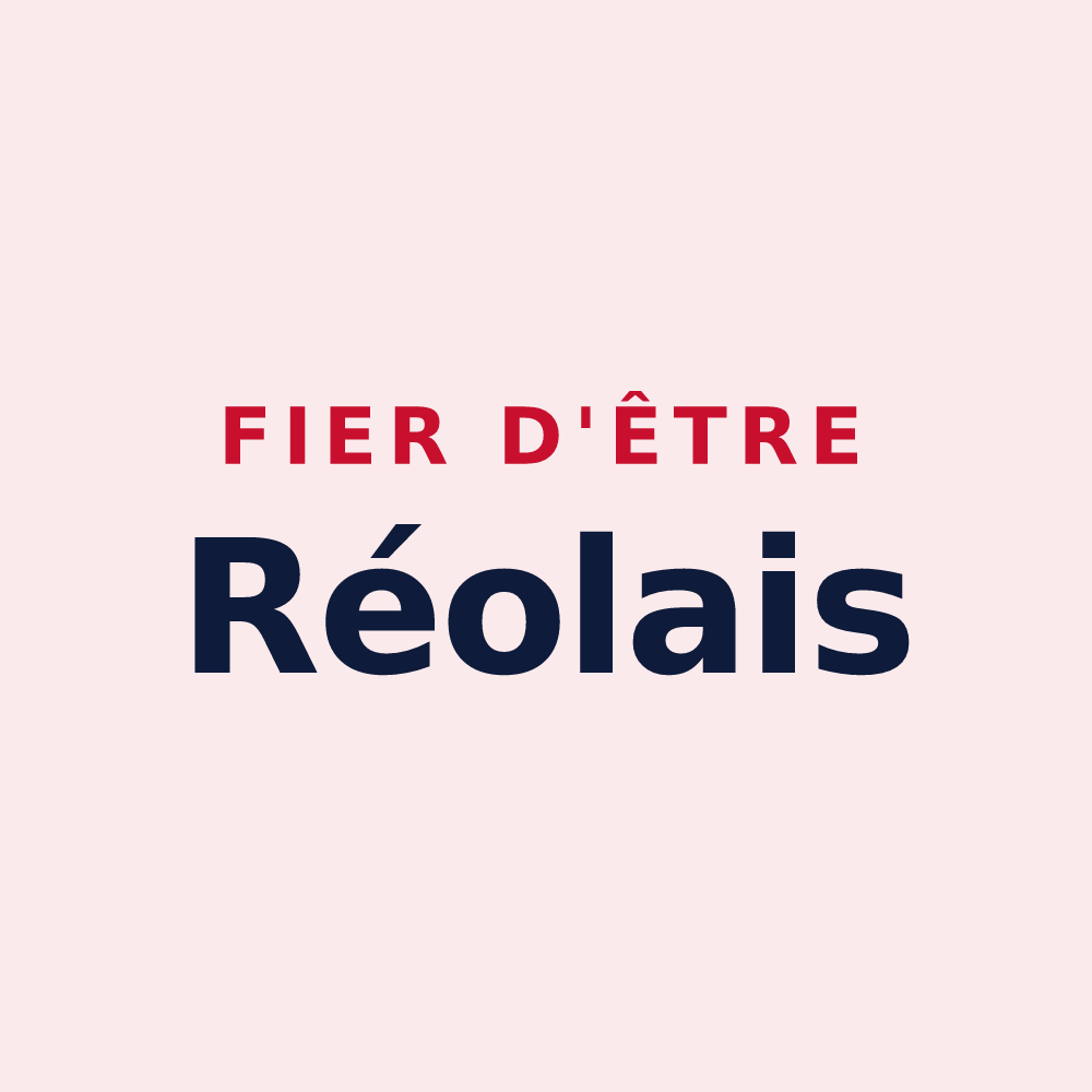 Magnet « Fier d'être Réolais » — design pour La Réole