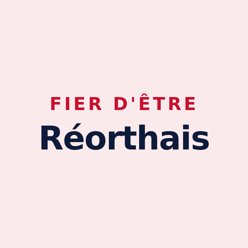Magnet « Fier d'être Réorthais » — design pour La Réorthe