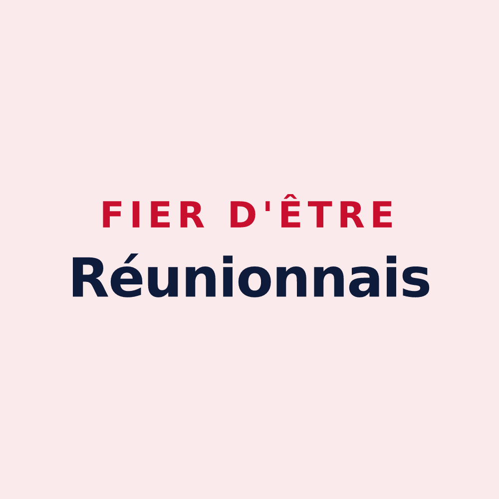 Magnet « Fier d'être Réunionnais » — design pour La Réunion