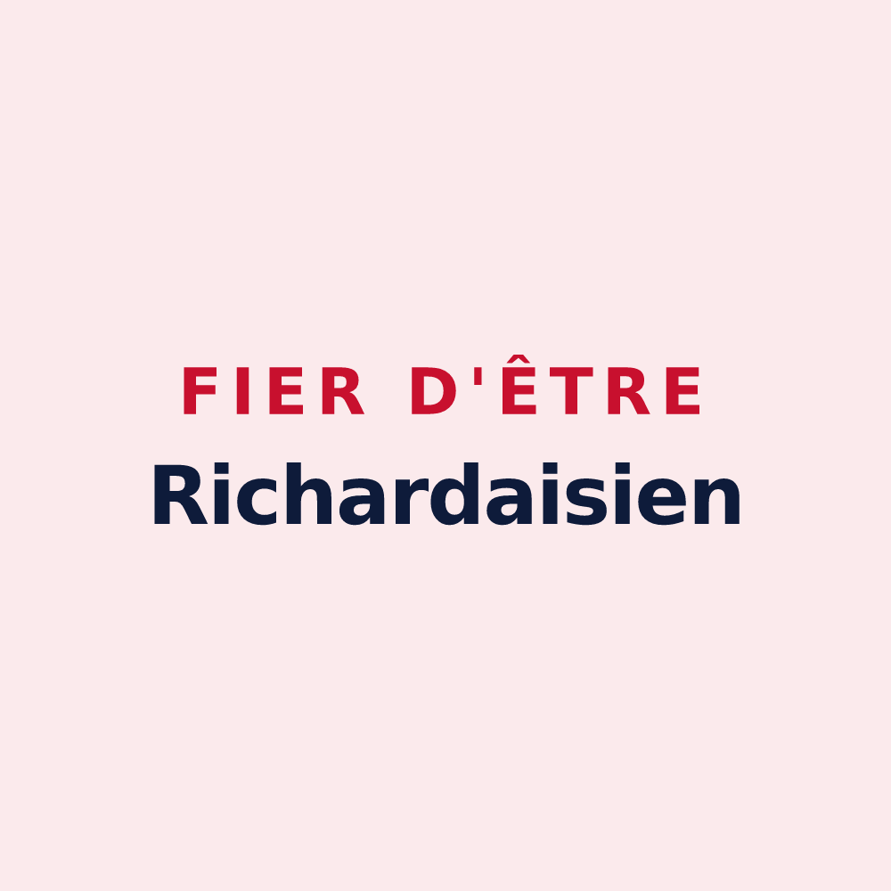 Magnet « Fier d'être Richardaisien » — design pour La Richardais