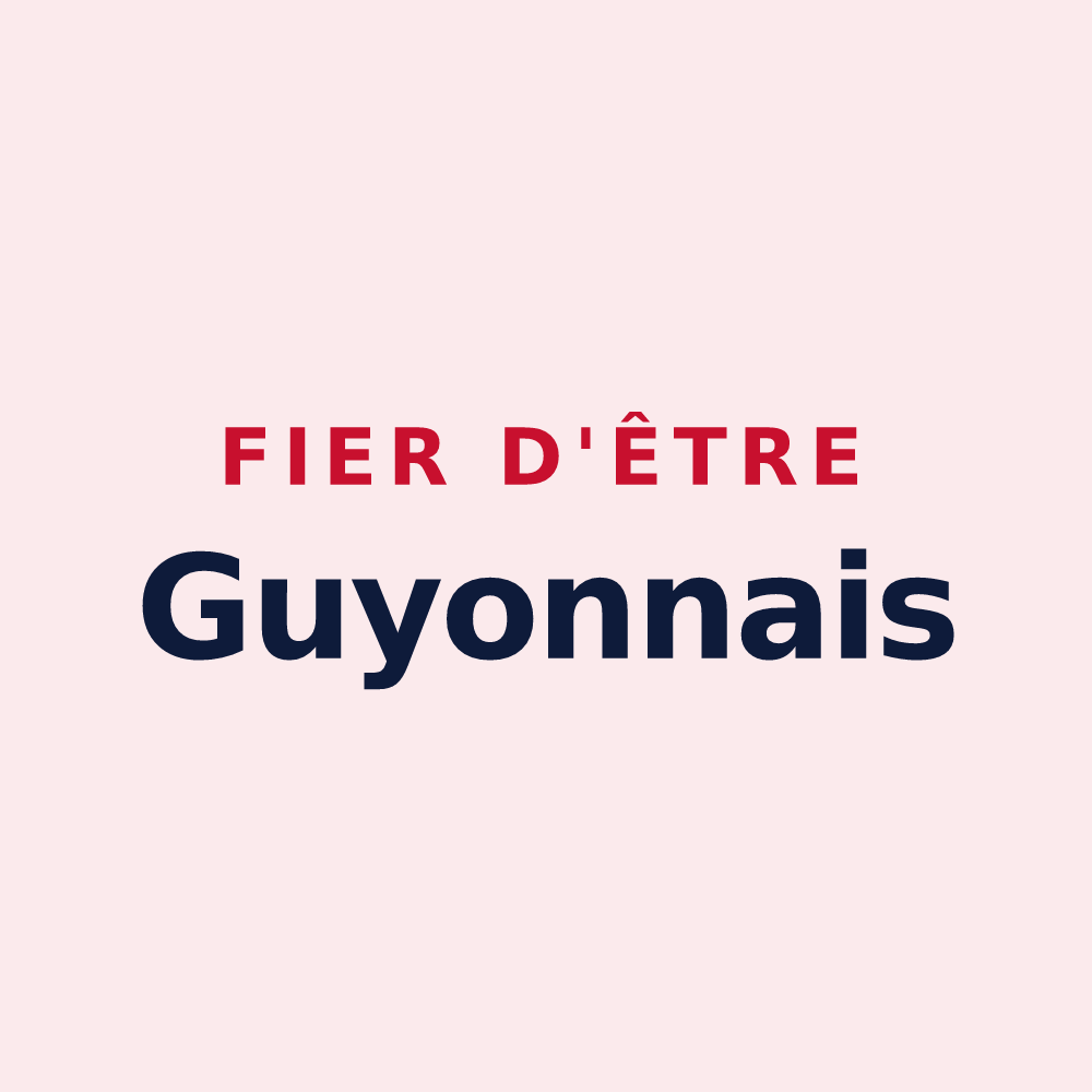 Magnet « Fier d'être Guyonnais » — design pour La Roche-Guyon