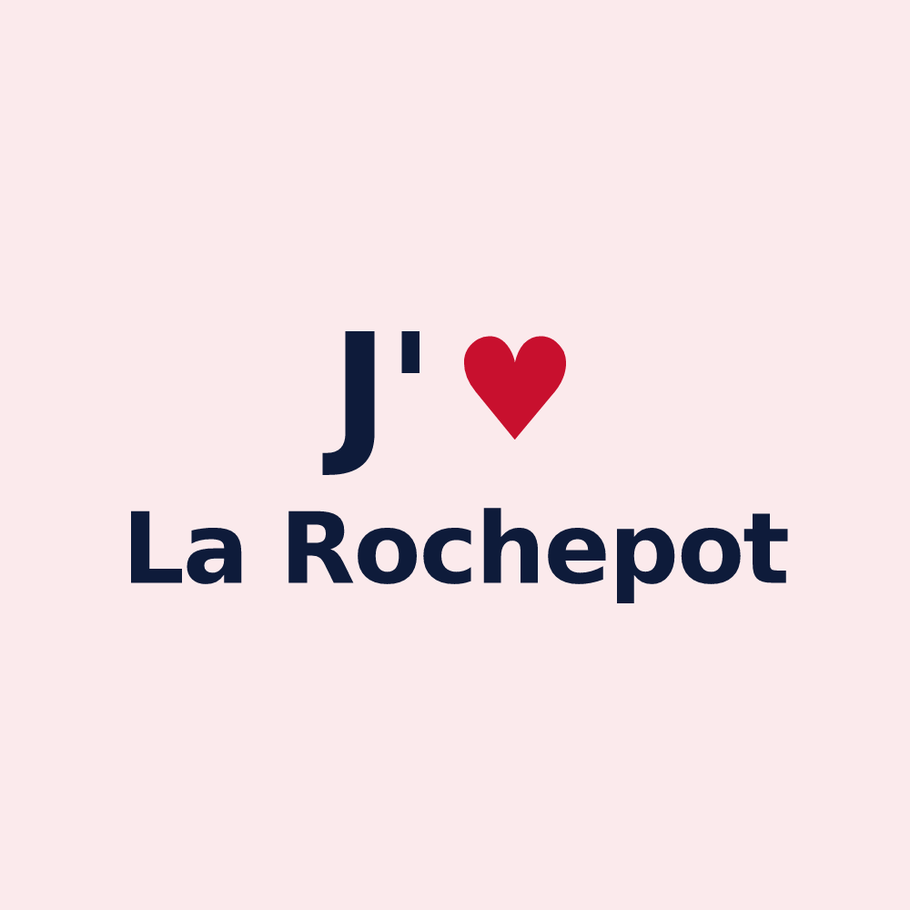 Magnet personnalisé La Rochepot — design J'aime La Rochepot