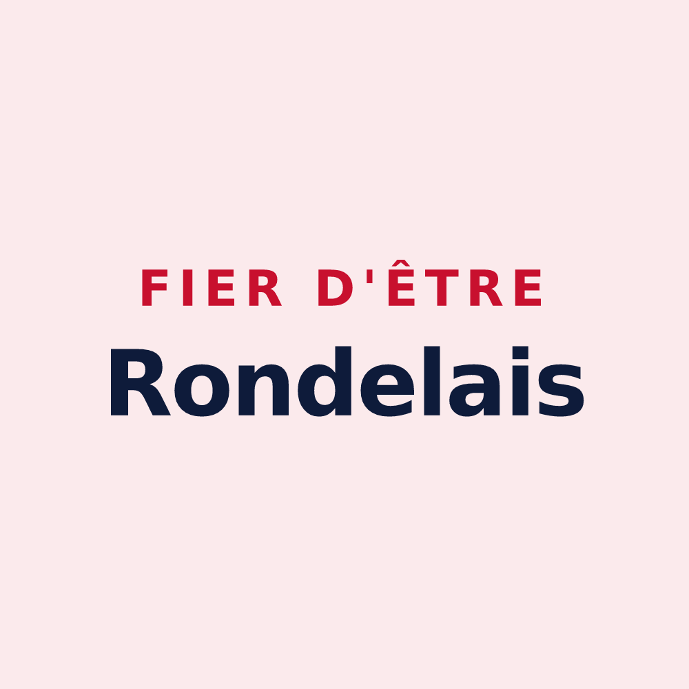 Magnet « Fier d'être Rondelais » — design pour La Ronde