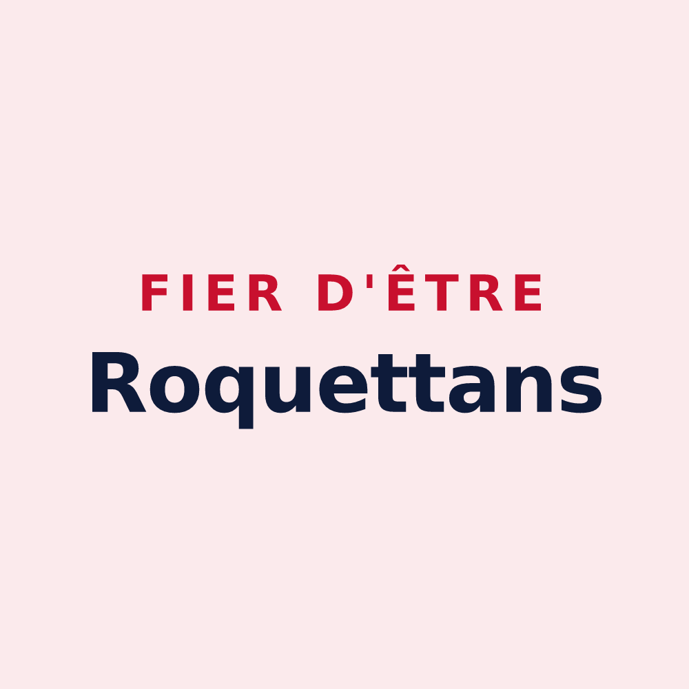 Magnet « Fier d'être Roquettans » — design pour La Roquette-sur-Var