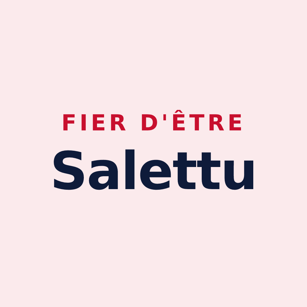 Magnet « Fier d'être Salettu » — design pour La Salette-Fallavaux