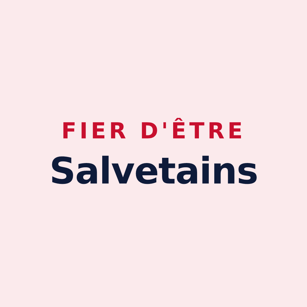 Magnet « Fier d'être Salvetains » — design pour La Salvetat-Saint-Gilles