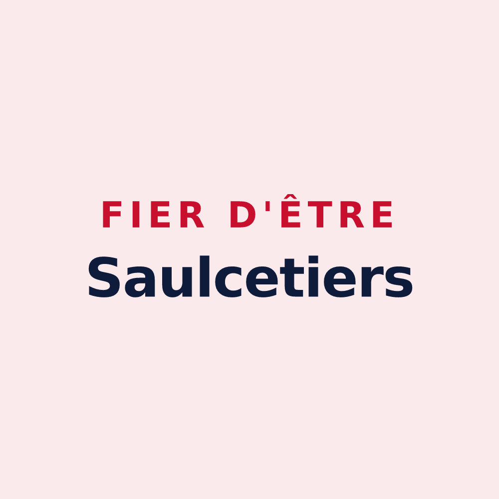 Magnet « Fier d'être Saulcetiers » — design pour La Saulce