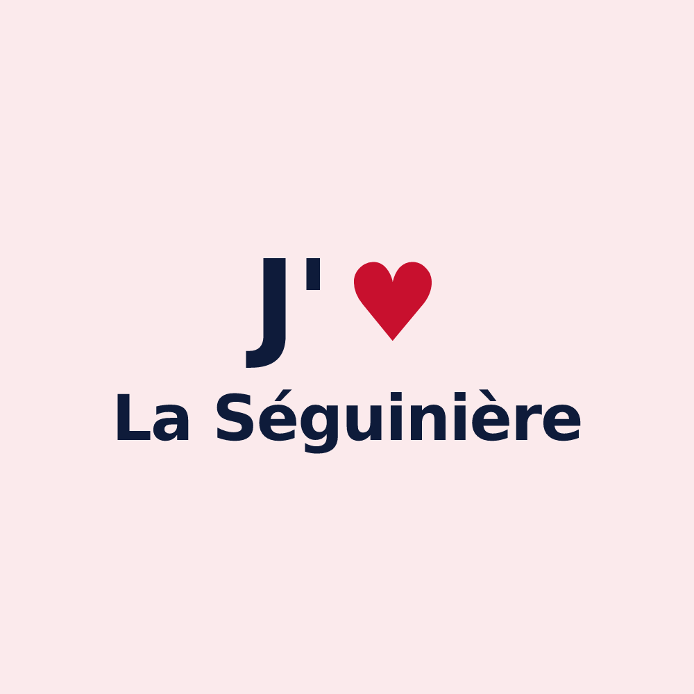 Magnet personnalisé La Séguinière — design J'aime La Séguinière