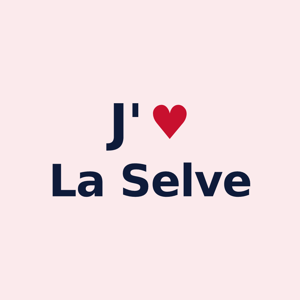 Magnet personnalisé La Selve — design J'aime La Selve