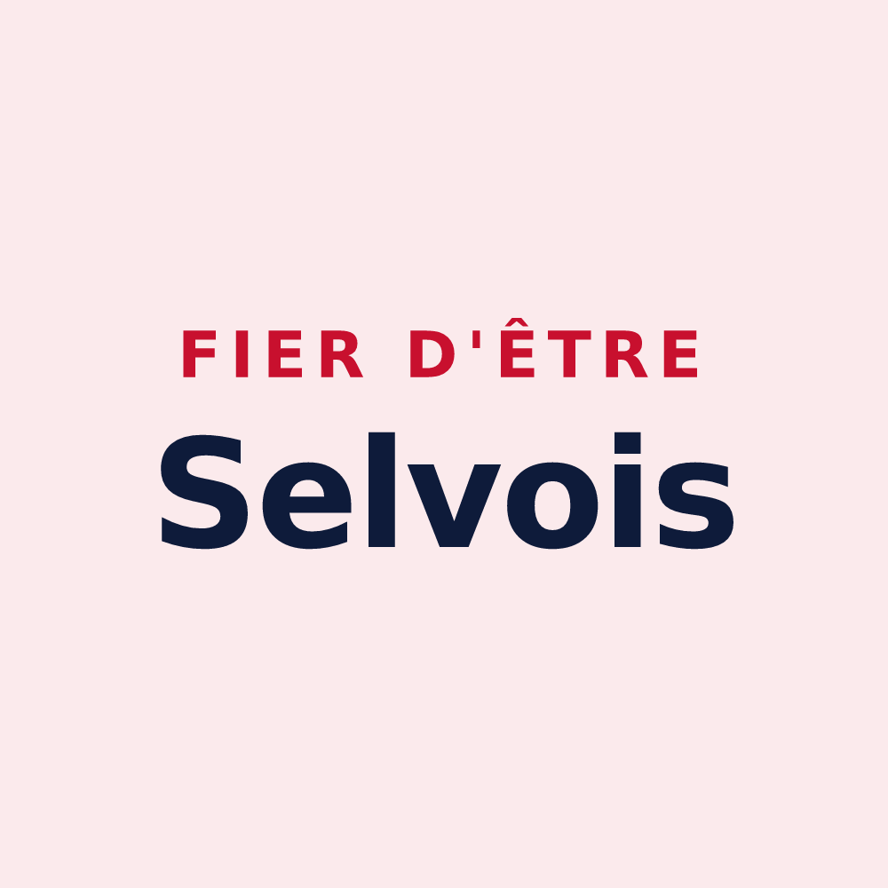 Magnet « Fier d'être Selvois » — design pour La Selve