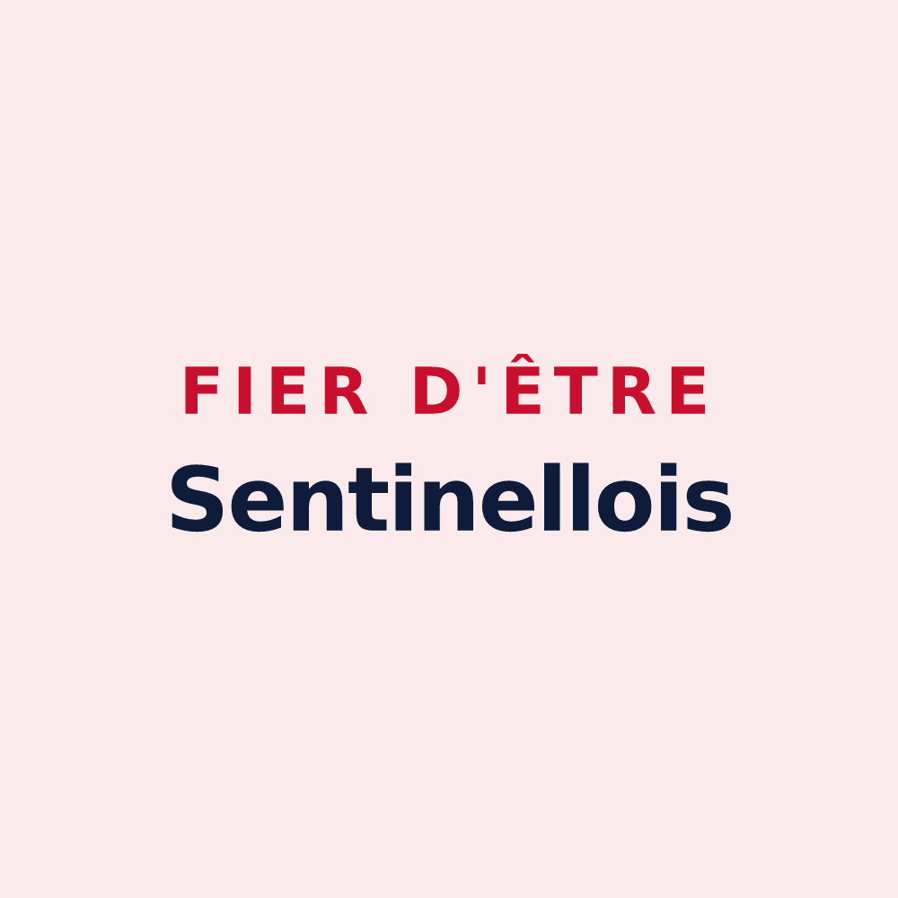 Magnet « Fier d'être Sentinellois » — design pour La Sentinelle