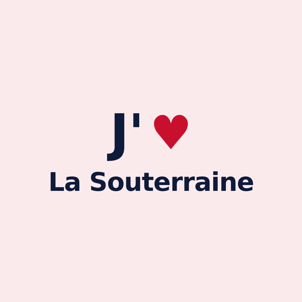 Magnet personnalisé La Souterraine — design J'aime La Souterraine