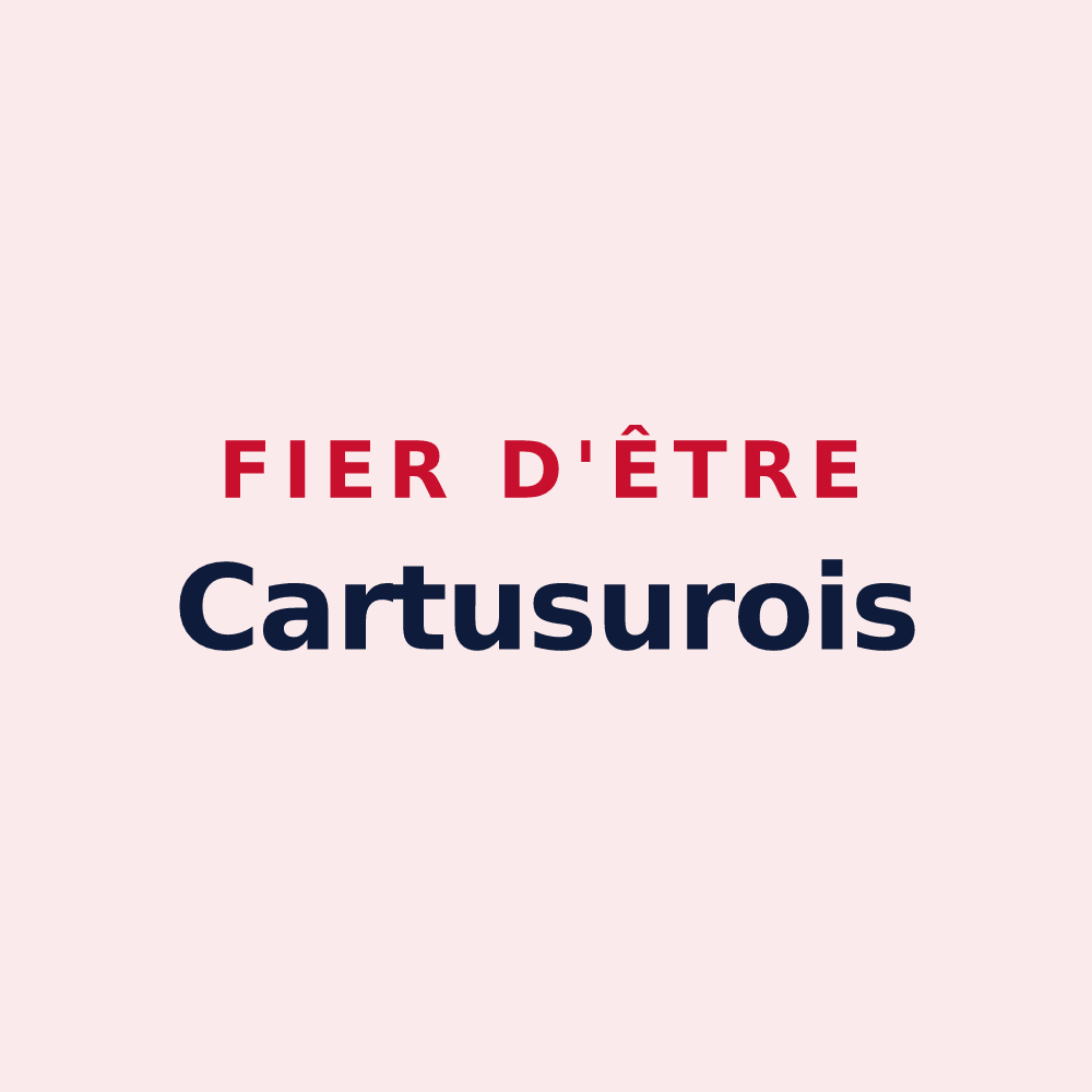 Magnet « Fier d'être Cartusurois » — design pour La Sure en Chartreuse