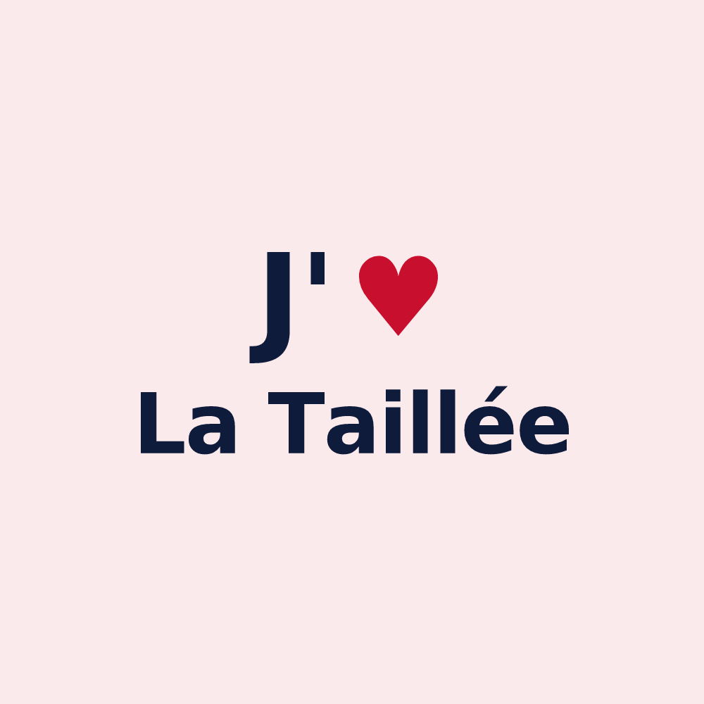 Magnet personnalisé La Taillée — design J'aime La Taillée