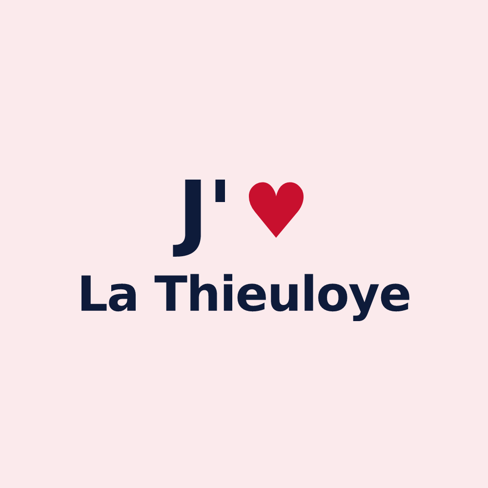Magnet personnalisé La Thieuloye — design J'aime La Thieuloye