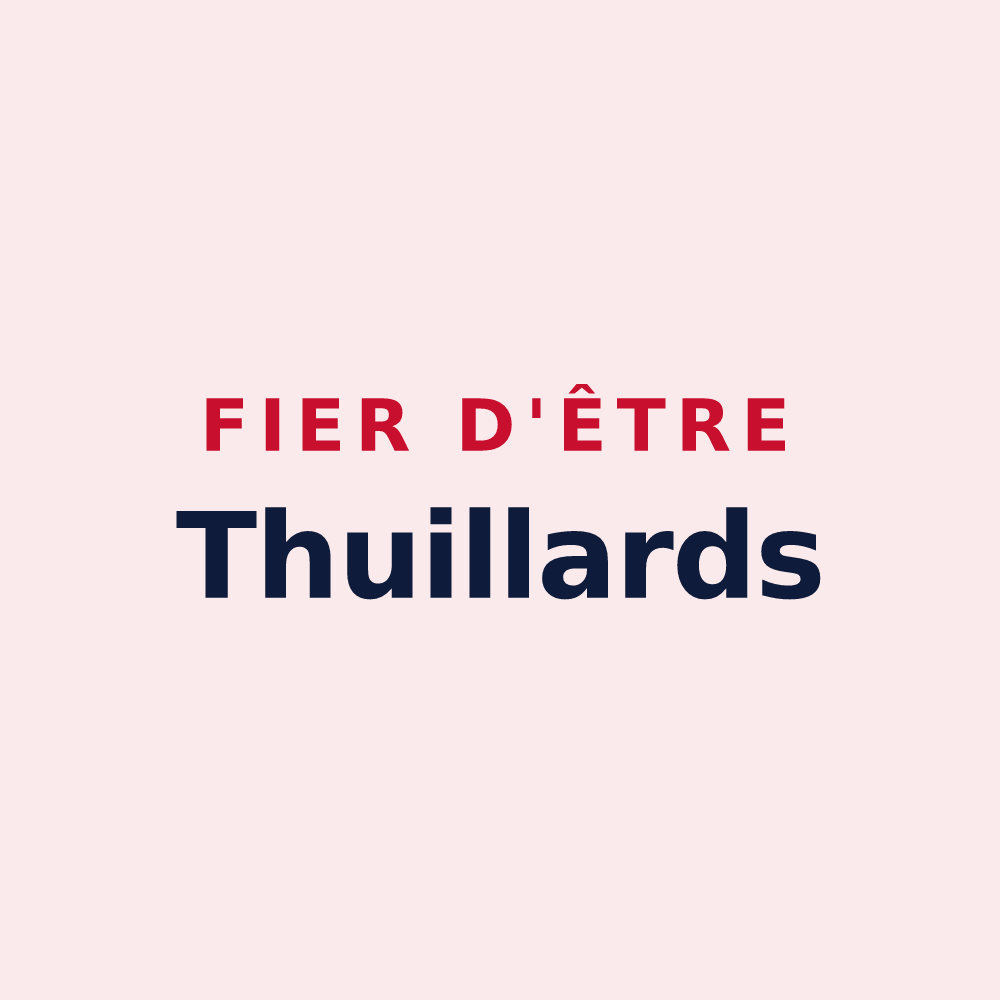 Magnet « Fier d'être Thuillards » — design pour La Thuile