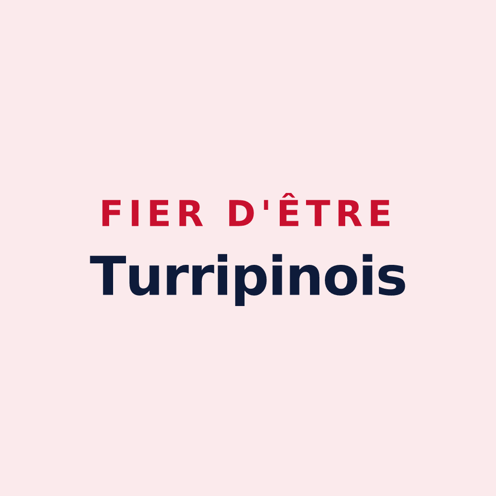 Magnet « Fier d'être Turripinois » — design pour La Tour-du-Pin