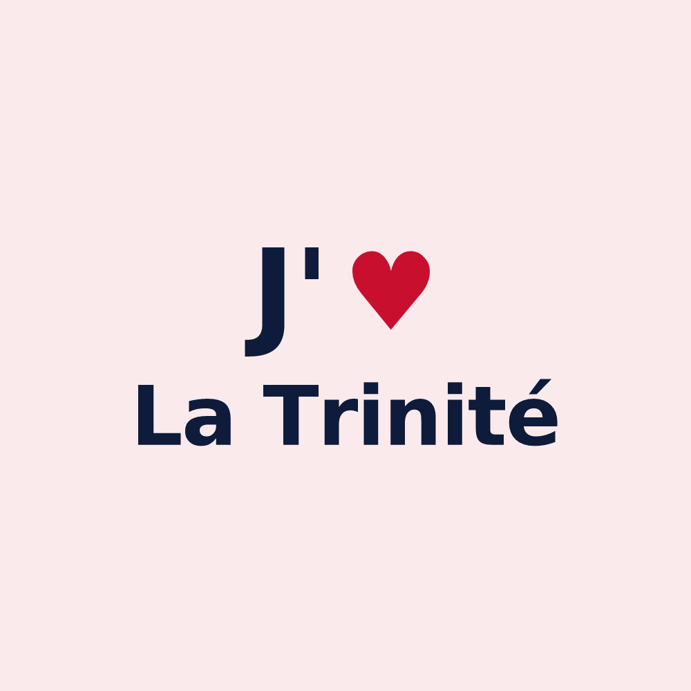 Magnet personnalisé La Trinité — design J'aime La Trinité