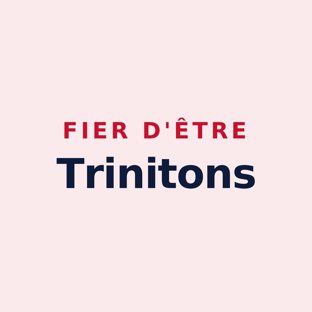 Magnet « Fier d'être Trinitons » — design pour La Trinité