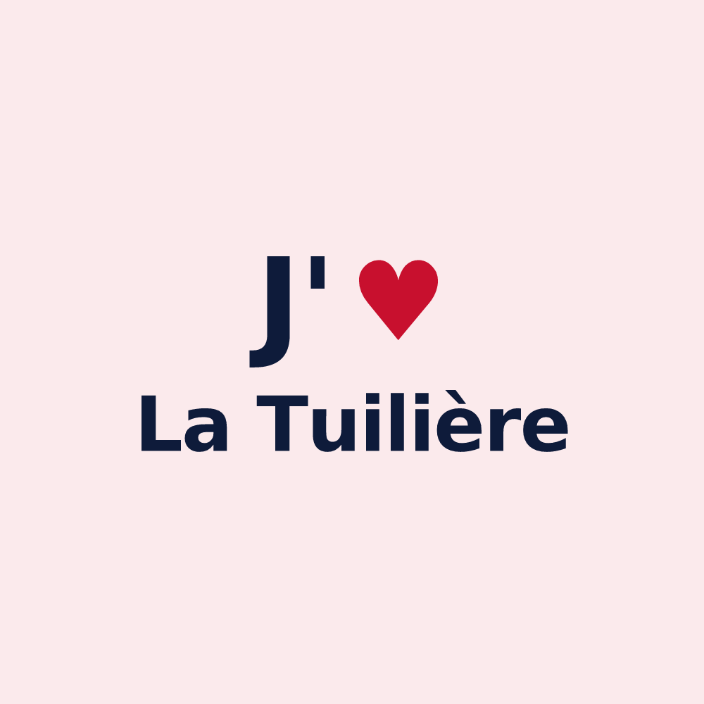 Magnet personnalisé La Tuilière — design J'aime La Tuilière