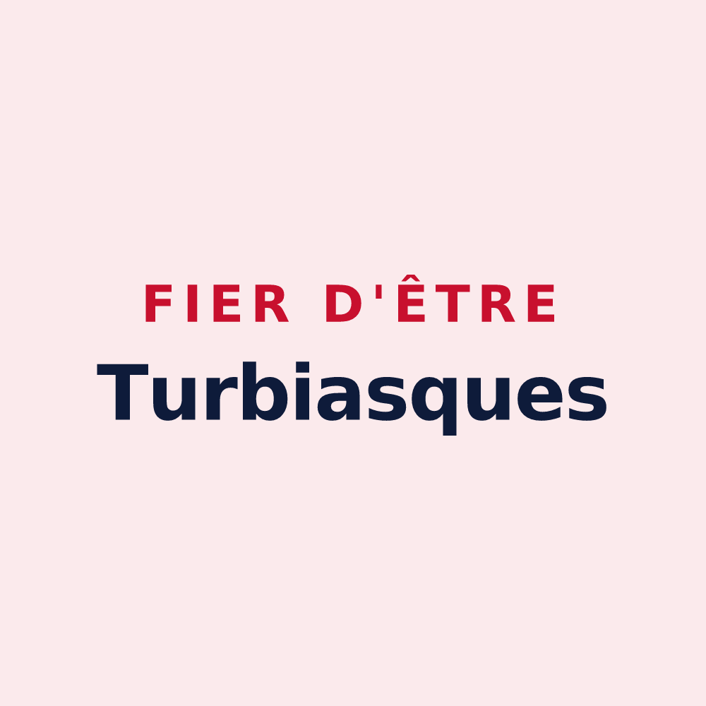 Magnet « Fier d'être Turbiasques » — design pour La Turbie