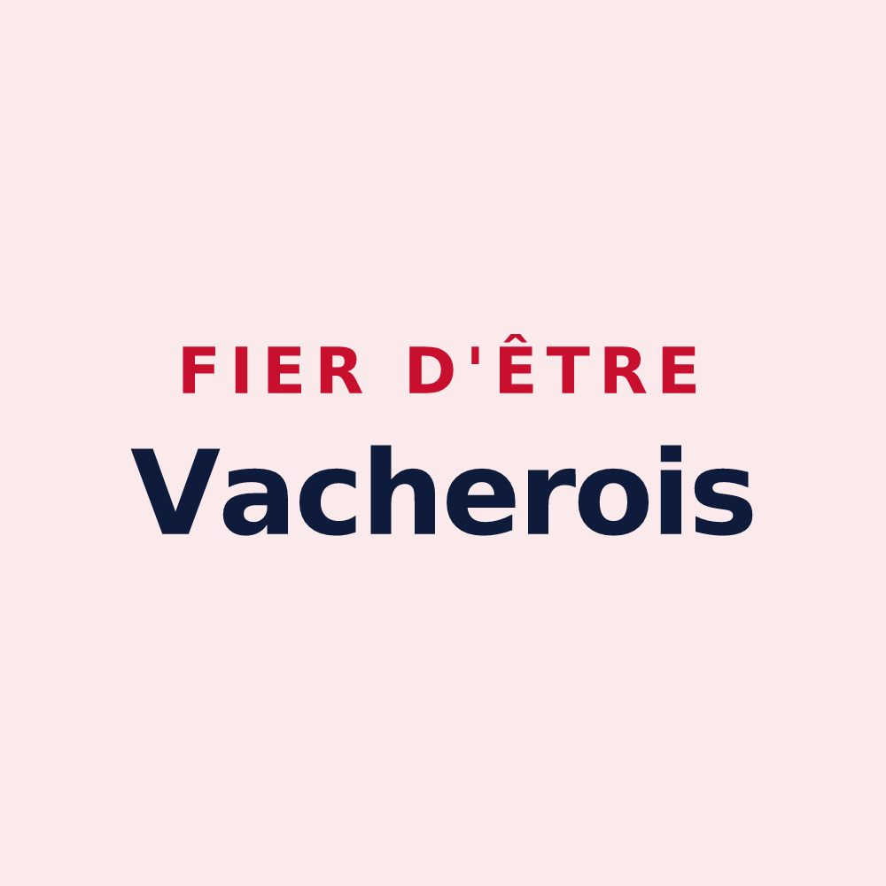 Magnet « Fier d'être Vacherois » — design pour La Vacherie