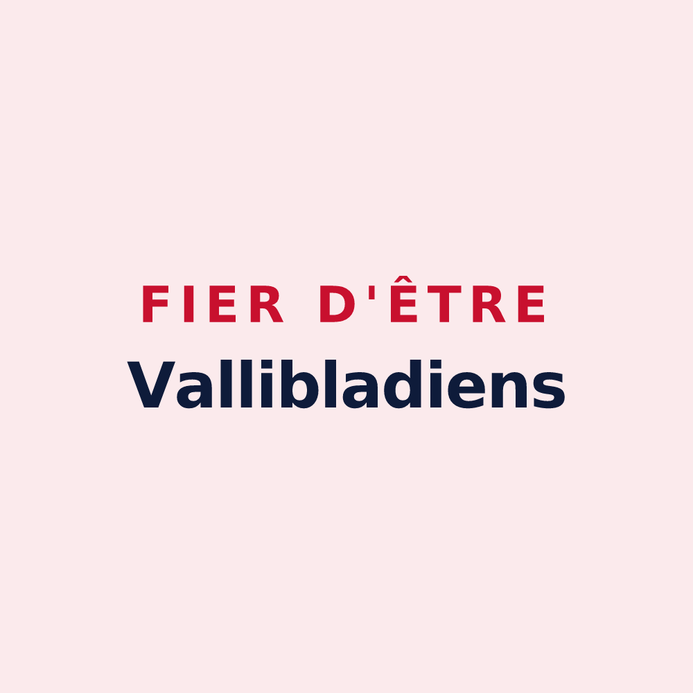 Magnet « Fier d'être Vallibladiens » — design pour La Vallée-au-Blé