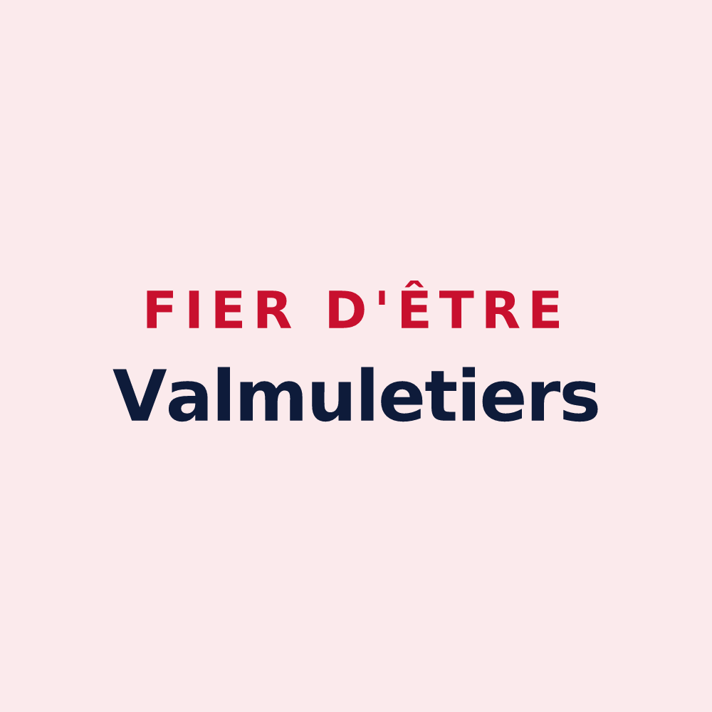 Magnet « Fier d'être Valmuletiers » — design pour La Vallée-Mulâtre